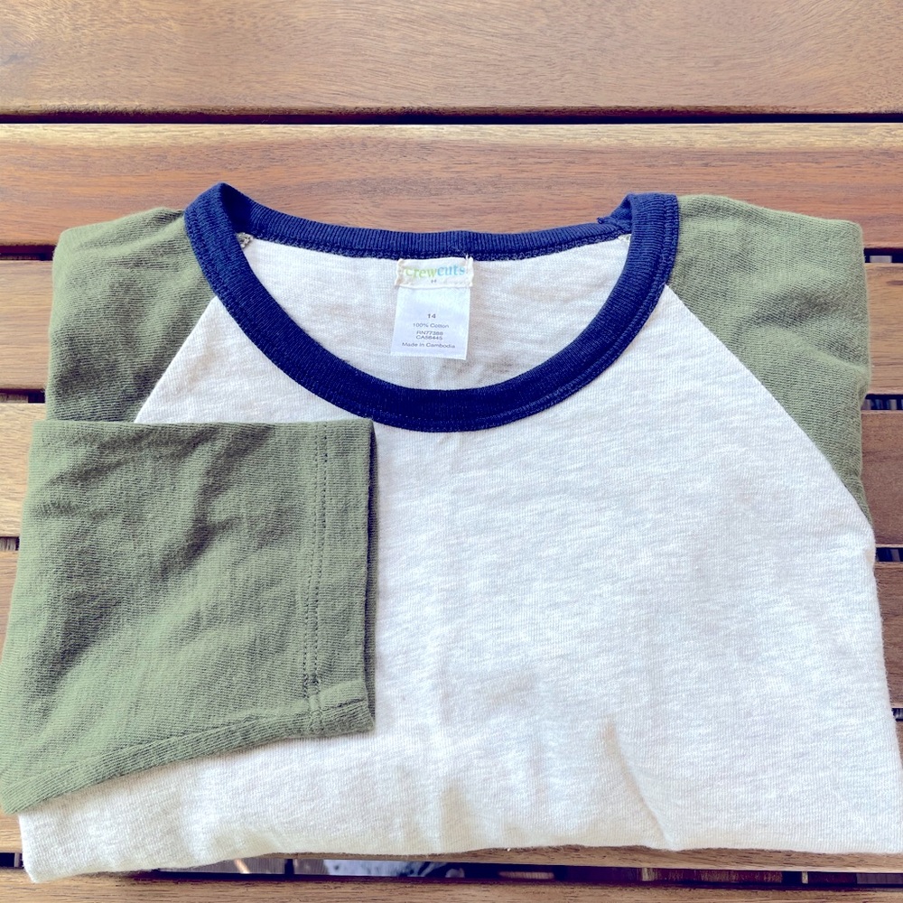 JCrew Crewcuts long sleeve t shirt Size 14